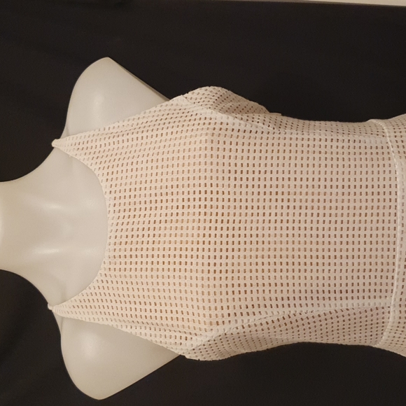 Toby Heart Ginger Sexy Cream Dress Fully Lined size Medium and XS - Picture 2 of 7